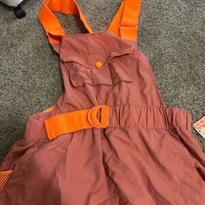 Free People NWT Pink and Orange Jumpsuit